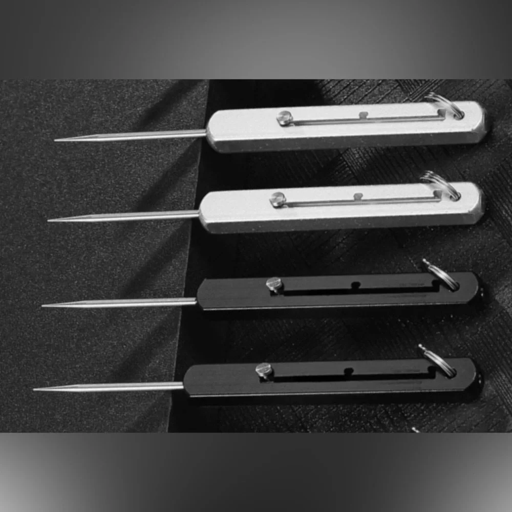 Portable Titanium Toothpicks Men, Women, Families, Camping, Outdoors